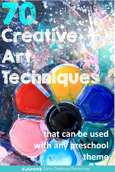 70 creative art techniques for kids