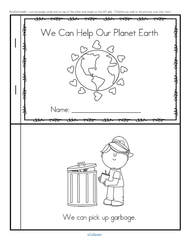 Earth Day informational emergent reader