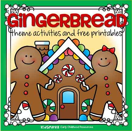 Gingerbread preschool theme for December