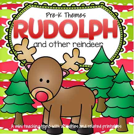 Rudolph reindeer theme for December