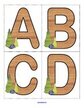 Camping/forest theme large alphabet  cards