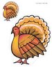 Thanksgiving - order by size turkeys - 3 pages