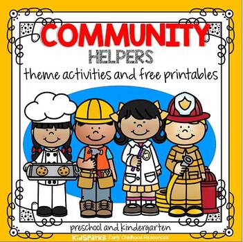 Community helpers theme activities and free printables for preschool