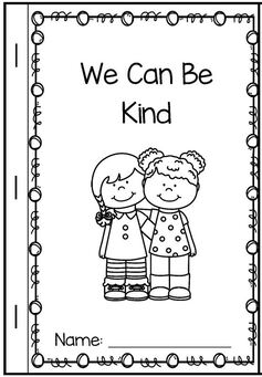We Can Be Kind booklet at KidSparkz.com
