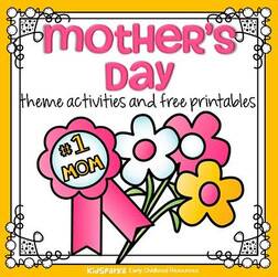Mother's Day activities and printables for preschool