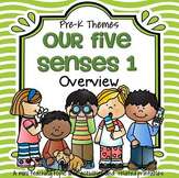 Our Five Senses 1 - Overview - theme pack for preschool and pre-K.