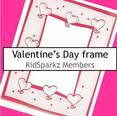 Valentine's Day theme frame.
