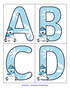 Free Printable Winter Letters
