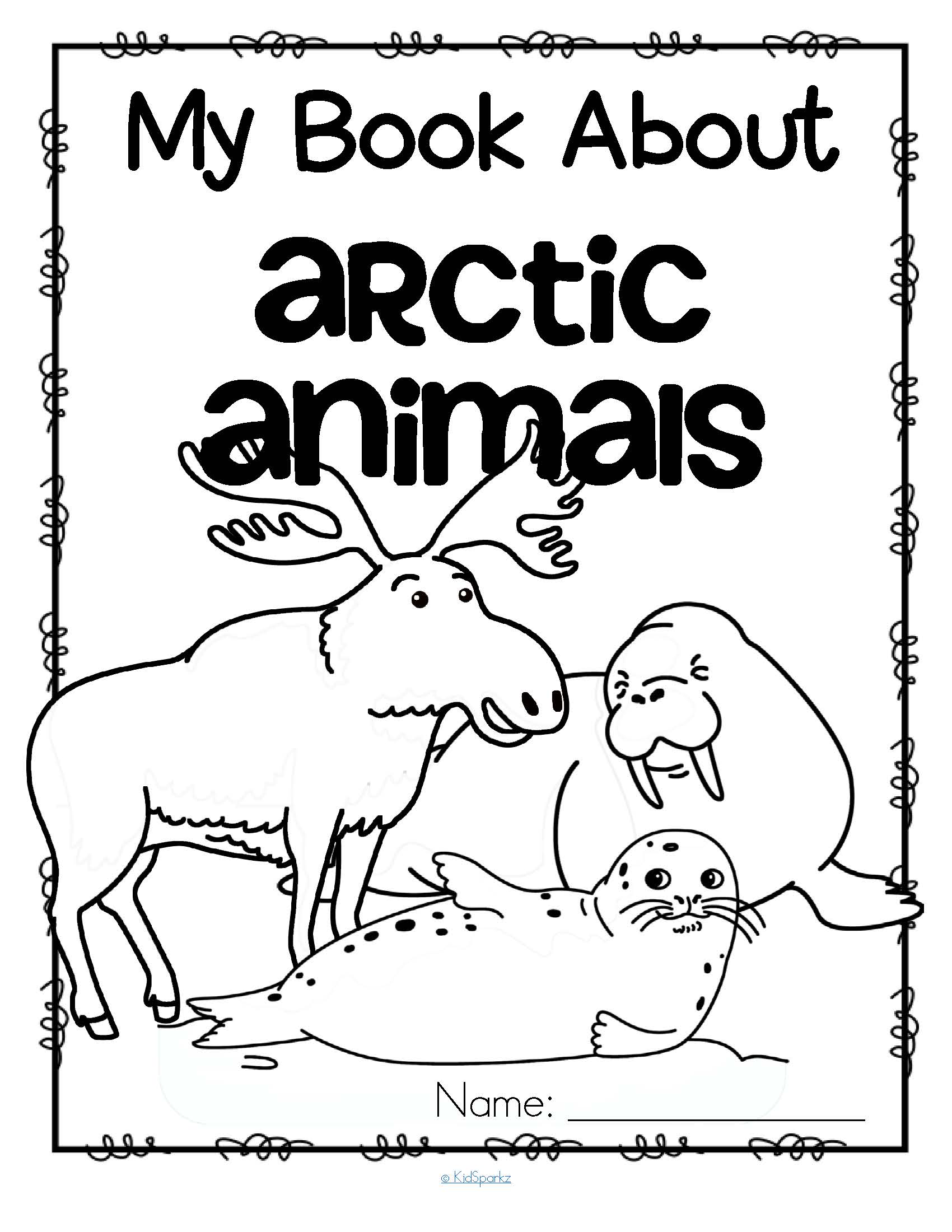 Arctic Animal Pictures To Color Animal Coloring Pages Print This