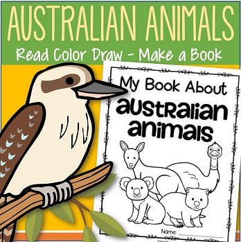 Australian Animals Activity Printables for Preschool