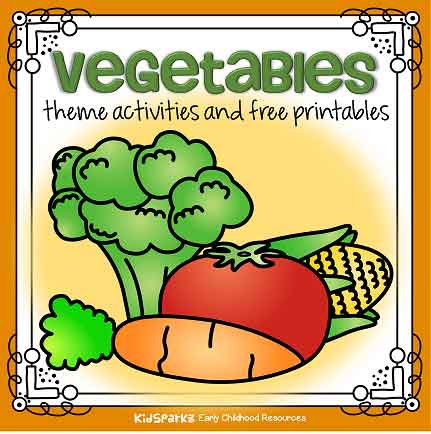 Vegetables preschool theme activities