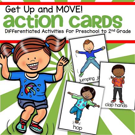 Action cards - get up and move