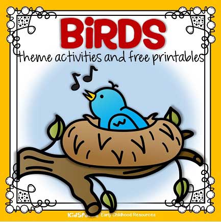 Birds theme activities for preschool and kindergarten