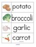 Vegetables theme word wall - 4 pages.