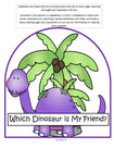 Dinosaur emergent reading packet -  25 pages. 