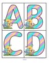 Easter upper case alphabet flash cards. 