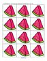 Watermelons theme counting cards