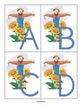 Scarecrows letters - upper case full alphabet