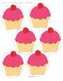 Strawberries - Count cupcakes onto a paper plate.  Decorate the plate for a party.