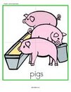 Farm theme preschool puzzle - pigs.