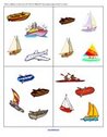 Boats - which is different in a set of 4? 