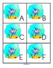 Fish theme alphabet cards.