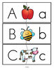 Alphabet upper and lower case letters puzzle match-ups, full alphabet.