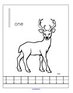 Forest animals numbers sets 0-10