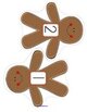 Gingerbread people numbers large cut outs 1-20.