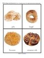 Bread Flashcards - 24 photo flashcards of different kinds of bread.