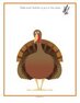 Thanksgiving play dough mat - make feathers on turkey.
