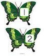 Butterflies theme numbers 1-20