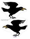 Scarecrows cutouts/puppets - crows