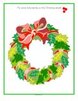 Christmas theme playdough mat - add berries to wreath.