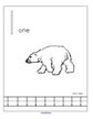 Arctic animals numbers sets 0-10