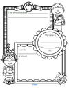 This is a “dictate and draw” activity page for a back to school theme.  