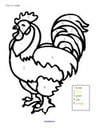 Chickens color by number