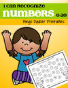 Number Recognition 0-20. Includes one page each for numbers 0-20. 