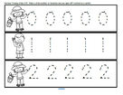 Set of number tracing strips 0-10 with a Summer theme. Make  a strip booklet, or cut up the strips, laminate them, and use with a wipe-off marker in a center.