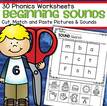 ​Set 1 - Match pictures to beginning sound letters cut and paste. 30 printables. 