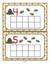 Ants 10-frames play dough mats 0-10. Fill spaces with playdough or plastic ants, or counters etc. MEMBERS