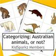 Categorize Australian animals