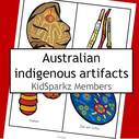 Australian Aboriginal art cards - 8 flash cards. 
