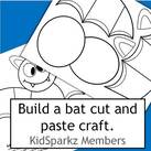 Build a bat cut and paste craft