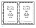 Cupcakes counting 1-10. Cut and paste sets onto reader pages.