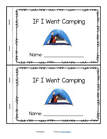 Camping emergent reader with a funny twist at the end. 10 reader pages.