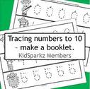 Fiesta theme trace numbers 0-10. Make a strip booklet or a center. MEMBERS