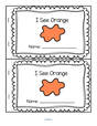 Color orange emergent reader