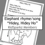 Elephant song Hidey, Hidey Ho