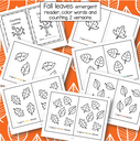 Leaves theme activities and printables for preschool and kindergarten ...